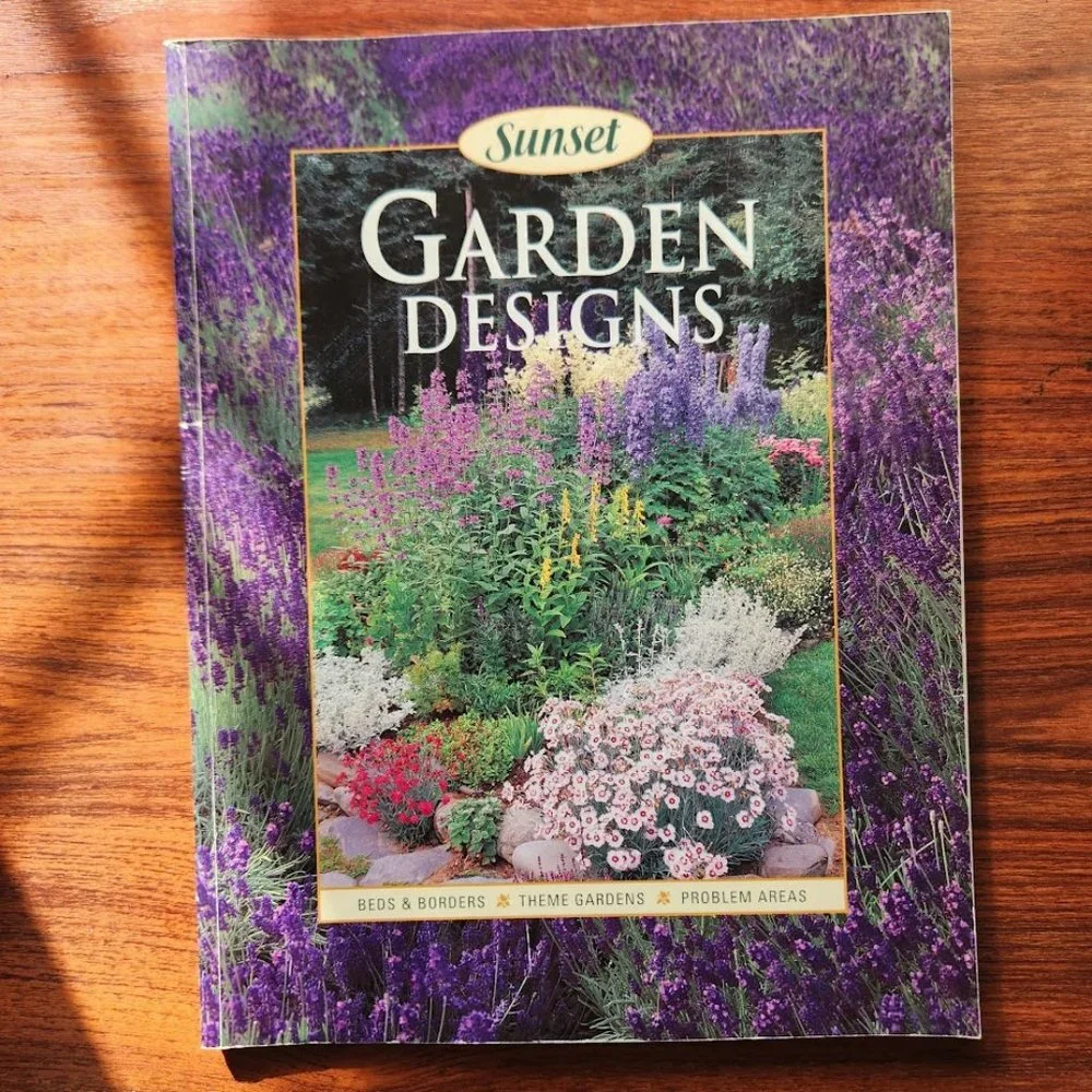 VINTAGE Magazine Book Garden Designs SUNSET Philip Edinger ISBN 13 9780376031877